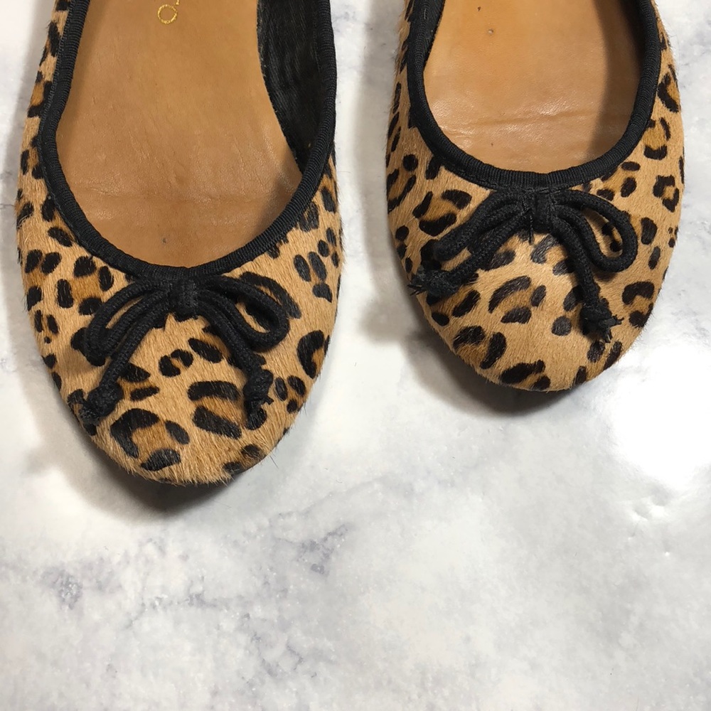 Franco Sarto Genuine Fur Ballet Flats
